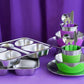 Kids Stainless Steel Mealtime Essentials Set + 1 Section Plate (Save 10%) (PRE-ORDER item)