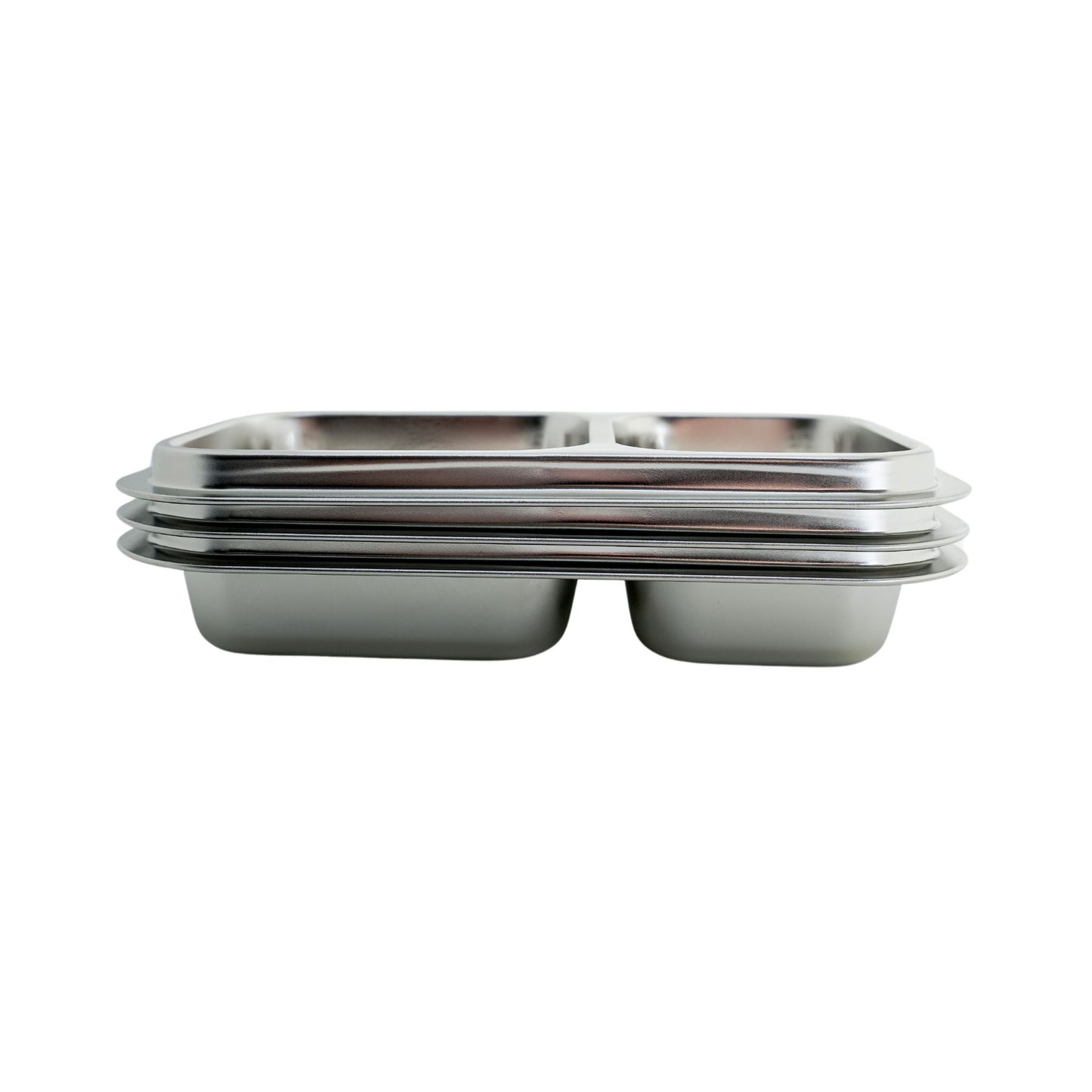 NEW Stainless Steel Double Layer Kids Lunchbox