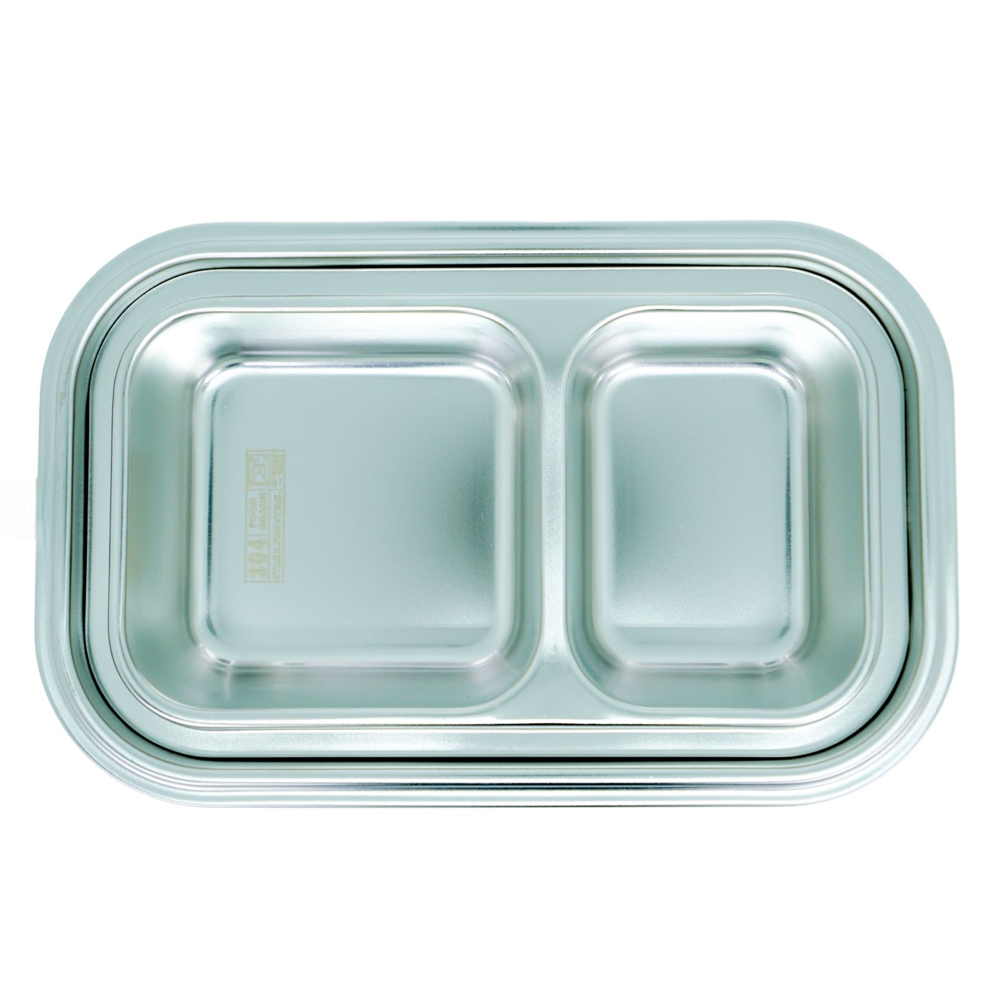 NEW Stainless Steel Double Layer Kids Lunchbox